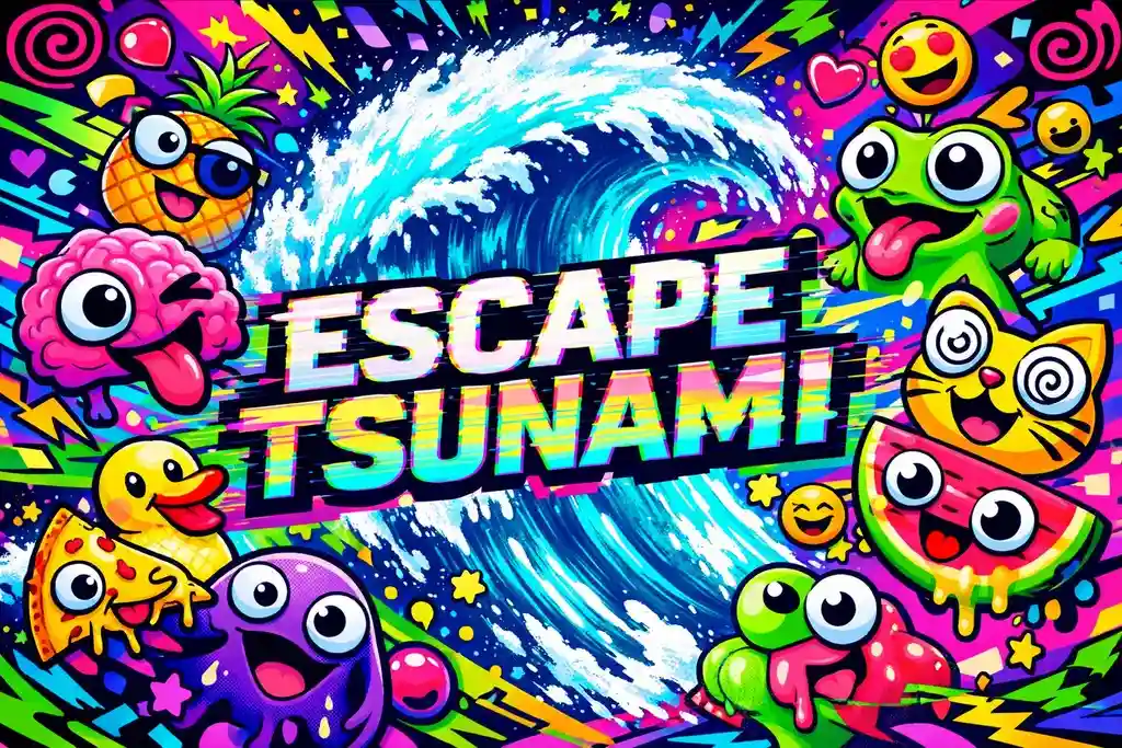 Escape Tsunami for Brainrots Game Background